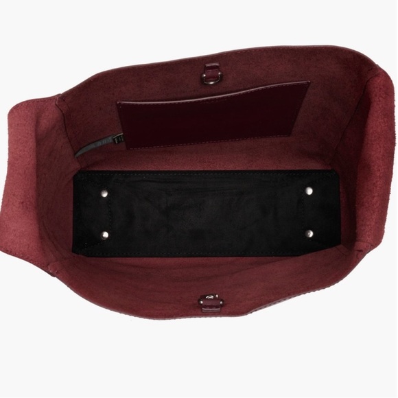 rag & bone Deep Red Leather Shoulder Bag - Picture 2 of 2